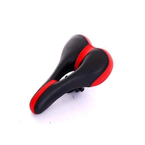 Mountain Bike Seat : CARACHOME Bike Saddles Breathable Comfortable Cycling Seat Cushion Pad with Ergonomics Design Fit for Road Bike and Mountain Bike, Red