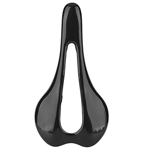 Mountain Bike Seat : Carbon Fiber Bike Hollow Seat Saddle Replacement Cycling Accessory for Mountain Road Bicycle Bike Saddle