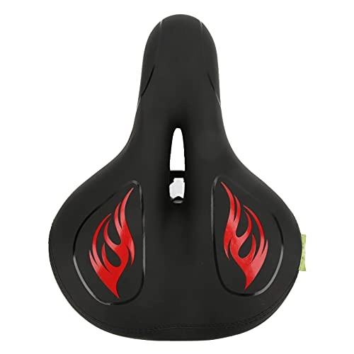 Mountain Bike Seat : Cerlingwee Bicycle Saddle, Hollow Design Breathable Bicycle Seats Cushion for Mountain Bikes for Bicycles