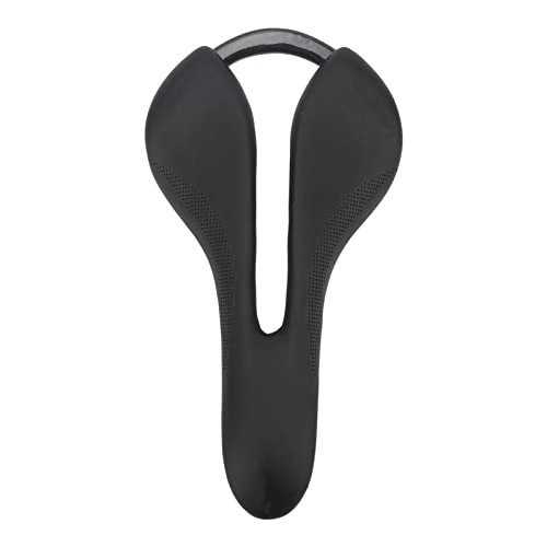Mountain Bike Seat : Changor Bicycle Seat, Comfortable Wear Resistant Beautiful Microfiber Leather Surface Mountain Bike Saddle for Stable Riding