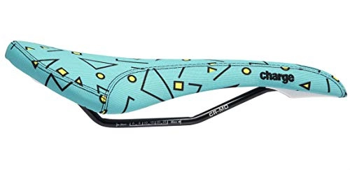 Mountain Bike Seat : Charge Spoon Saddle - Teal / Black / Bicycle Cycling Cycle Biking Bike Seat Riding Ride Chair Comfort Part Road Mountain MTB Commuting Commute Pad Tour Trail City Comfortable Comfy Accessories
