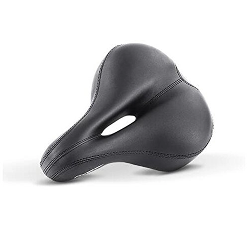 Mountain Bike Seat : CHE^ZUO BICYCLE SADDLE Bicycle Hollow Cushion Mountain Bike Soft Car Seat Road Car Large Buttocks Thick Sponge Breathable, A, 260 * 200Mm Saddle