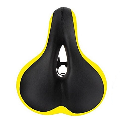 Mountain Bike Seat : CHE^ZUO BICYCLE SADDLE Comfortable Sitting On the Bicycle-Thick Mountain Bike Saddle Cushion Accessories, Red and Black B, 250 * 200 * 90