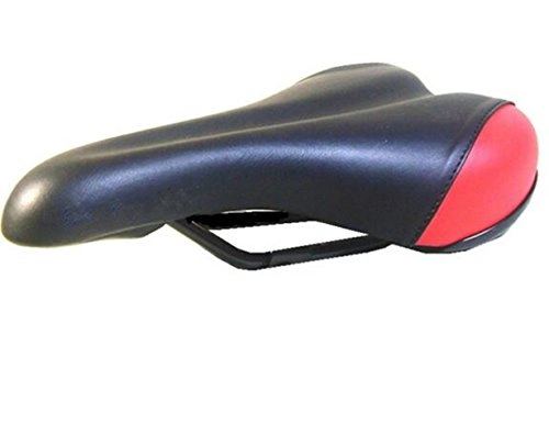 Mountain Bike Seat : CHE^ZUO BICYCLE SADDLE Genuine Classic Bicycle Cushion Base and Saddle, Black and Red, 270 * 150Mm