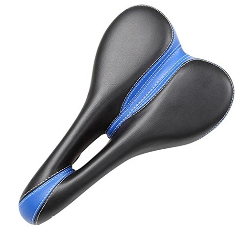 Mountain Bike Seat : CHE^ZUO BICYCLE SADDLE Mountain Bike Cushion Saddle Bicycle Parts Seat Cushion Thick Cushions Ride, Widen the Equipment, White A, 250 * 150Mm