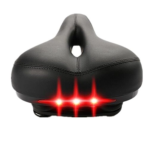 Mountain Bike Seat : CHE^ZUO BICYCLE SADDLE Mountain Bike Saddle Comfortable Ultra-Wide Thick Ass Cushions Ride A Bicycle Parts, Black and Blue C, 250 * 200 * 60Mm