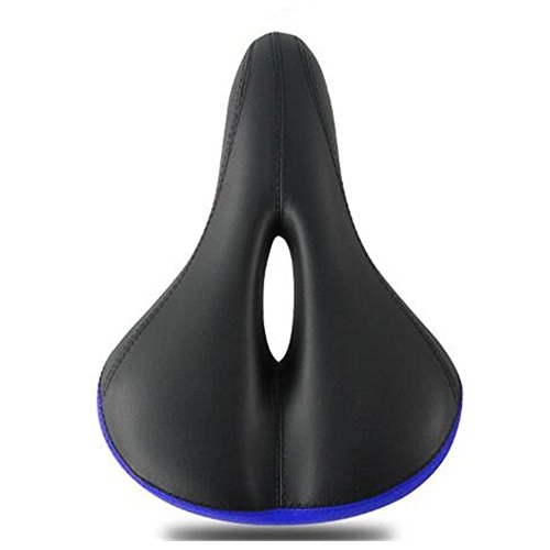Mountain Bike Seat : CHE^ZUO BICYCLE SADDLE the Bicycle Sub Mountain Bike Saddle Universal Cycling Seat Cushion, Widen the Thick Ass Comfortable, Black and Blue, 280 * 210Mm
