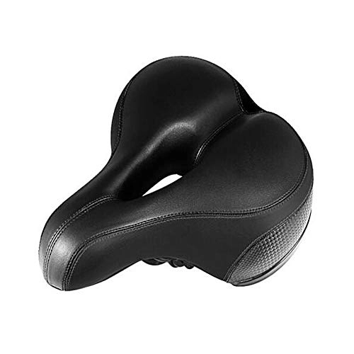Mountain Bike Seat : Chenjinxiangou01 Bicycle Seat Cushion, Thick And Soft Breathable Cushion, Saddle Mountain Bike Seat Cushion, Shock-absorbing Ball Reflective Mountain Bike Accessories, Red And Black, reflective safet