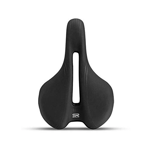 Mountain Bike Seat : Chenjinxiangou01 Bicycle Seat Cushion, Widened And Thickened Memory Cotton Mountain Bike Seat Cushion, Comfortable And Soft And Breathable Bicycle Saddle, reflective safety stickers