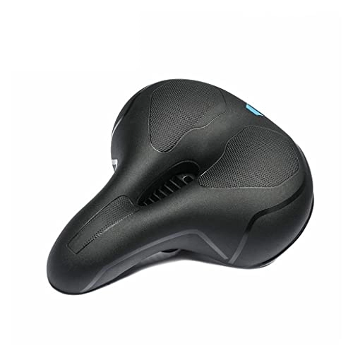 Mountain Bike Seat : CHENMIAOMIAO Bicycle Cushion Mountain Bike Seat Cushion Comfortable Saddle Memory Foam Seat Cushion Slow Rebound Seat Accessories (Color : A, Size : M)