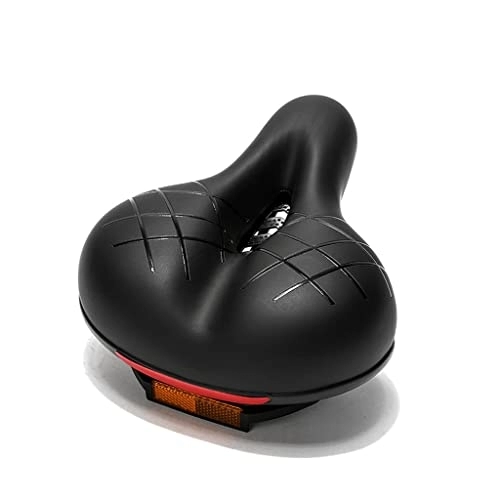 Mountain Bike Seat : CHENMIAOMIAO Bicycle Cushion Saddle Soft Universal Comfort Cushion Thickened Mountain Bike Seat Cushion Bike Accessories Cycling Equipment (Color : A, Size : M)