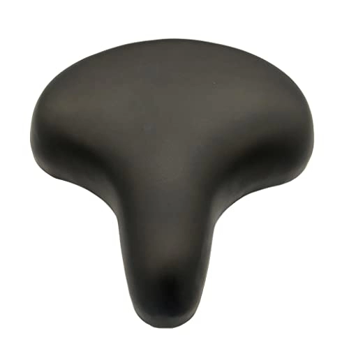Mountain Bike Seat : CHENMIAOMIAO Bicycle saddle bicycle seat black cushion thickening and widening bicycle seat equipment mountain bike seat cushion (Color : A)