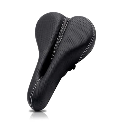 Mountain Bike Seat : CHENMIAOMIAO Bicycle Saddle Folding Car Breathable Seat Cushion Soft Bicycle Strong and Durable Seat Cushion Mountain Bike Bicycle Seat Cushion (Color : A, Size : M)