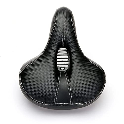 Mountain Bike Seat : CHENMIAOMIAO Bicycle Seat Cushion Mountain Bike Thickened Saddle Gel Bicycle Seat Soft Elastic Hollow Cushion Bicycle Seat Accessories (Color : A, Size : M)