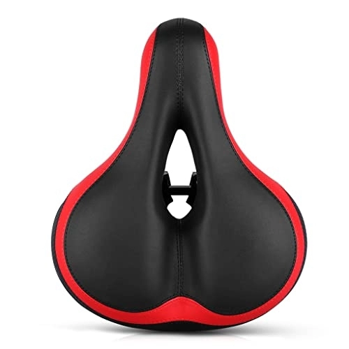 Mountain Bike Seat : CHENMIAOMIAO Hollow Breathable Cushion Bicycle Seat Cushion Bicycle Saddle Mountain Bike Thickened Bicycle Seat Cushion Accessories (Color : B, Size : M)