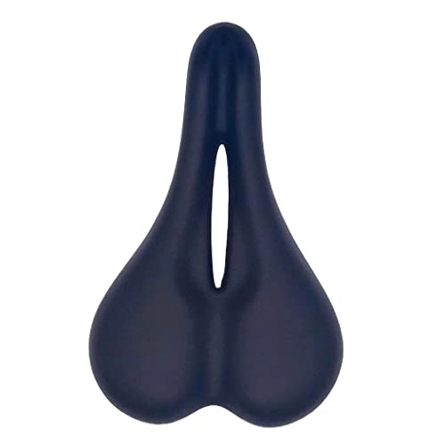 Mountain Bike Seat : CHENMIAOMIAO Mountain Bike Seat Cushion Silicone Bicycle Saddle Hollow Seat Riding Bicycle Equipment Seat Bag Bicycle Thickening Seat Cushion (Color : A)