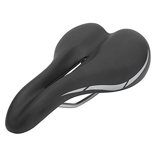 Mountain Bike Seat : CHICIRIS Hollow Mountain Bicycle Saddle Seat, Breathable Unisex Soft Elastic Bicycle Saddle Waterproof Bike Seat Bicycle for Road, Spin, Stationary, Mountain, Cruiser Bikes