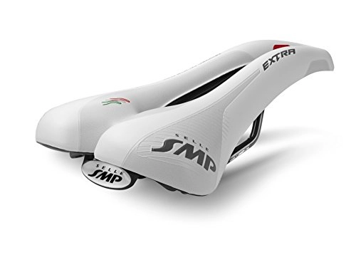Mountain Bike Seat : Cicli Bonin Unisex Adult Smp Extra Saddles - White, One Size