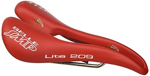 Mountain Bike Seat : Cicli Bonin Unisex's Smp 4Bike Lite 209 Saddles, Red, One Size