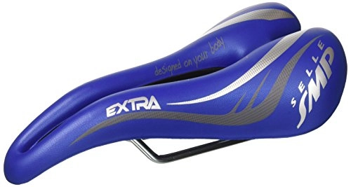 Mountain Bike Seat : Cicli Bonin Unisex's Smp Extra Blue Saddles, One Size