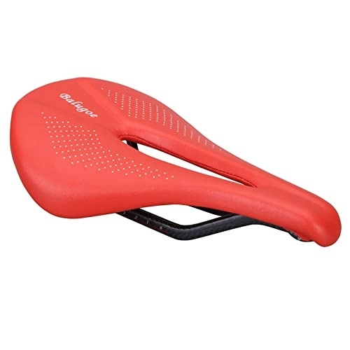 Mountain Bike Seat : CLKPEN Bicycle Saddle Cycling carbon fibre Saddle Bike Seat for MTB Road Mountain Bike Accessories, red