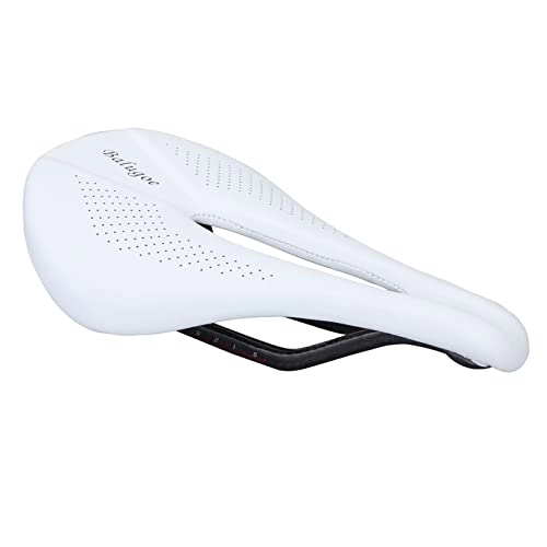 Mountain Bike Seat : CLKPEN Comfortable Bike Seat Bicycle Saddle Suitable for Road mountain ikes and Most Bikes, White