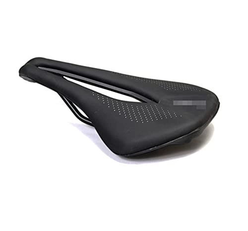 Mountain Bike Seat : CML Bicycle Seat Saddle Mtb Road Bike Saddles Mountain Bike Racing Saddle Pu Breathable Soft Comfortable Seat Cushion (Color : Black)