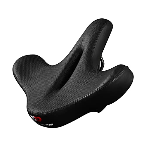 Mountain Bike Seat : Colcolo Memory Foam Bike Seat Cover Extra Soft Pad Most Comfortable Exercise Bicycle Saddle Cushion for Women Men, Fit Mountain, Road Outdoor Bycicle