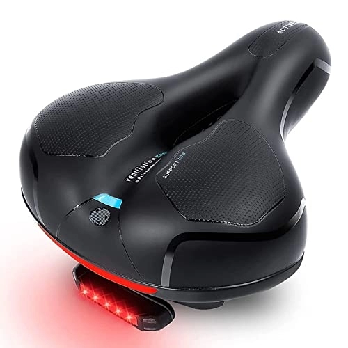 Mountain Bike Seat : Comfort Bike Seat Replacement Bicycle Saddle, Dual Shock Absorbing Ball Bicycle Seats For Comfort Men Women, Universal Fit For Exercise Mountain Road Bikes