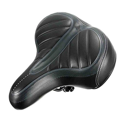 Mountain Bike Seat : Comfortable Bicycle Saddle Mountain Thickening Wide Butt Saddle Bicycle Soft Cushion Bicycle Seat Mountain Bike Saddle Riding Equipment