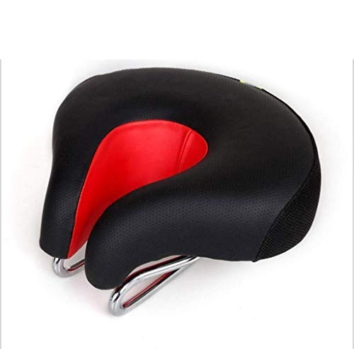 Mountain Bike Seat : Comfortable Bicycle Saddle Silica Gel Bike Seat Cushion Riding Cycling Accessories (Color : B)