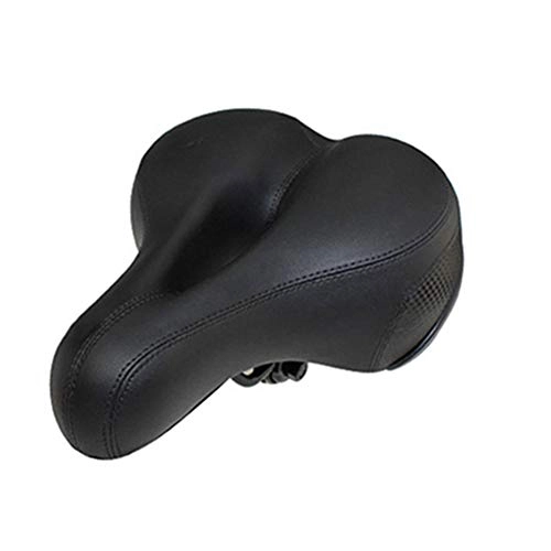 Mountain Bike Seat : Comfortable Bike Seat Bicycle Saddle Thickening of The Memory Foam Waterproof Replacement Leather Bike Saddle on Your Mountain Bike for Women and Men with Big Bottoms