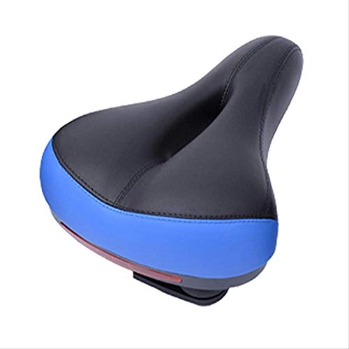 Mountain Bike Seat : Comfortable Bike Seat City / Motion / Mountain / Commuting Bike / Lithium Tram Pu Leather Bicycle Seat Saddle Breathable Front Seat Mat With Light