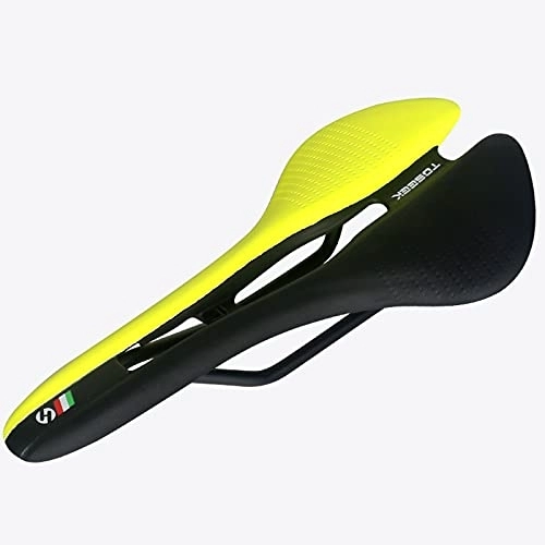 Mountain Bike Seat : Comfortable Men Women Bike Seat Mountain Bicycle Saddle Cushion Cycling Pad Waterproof Soft Breathable Central Relief Zone And Ergonomics Design Fit For Road Bike, Mountain Bike And Folding Bike
