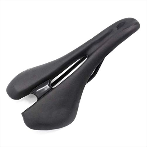 Mountain Bike Seat : Comfortable Road Mountain Bike Seat Foam Padded Leather Bicycle Saddle for Men Women Everyone, Waterproof, Soft, Breathable, Fit MTB, Most Bikes