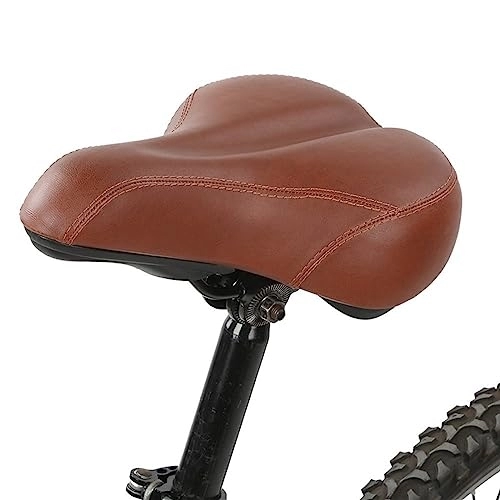 Mountain Bike Seat : Comfortable Wide Bike Bicycle Saddle Thicken For Men And Women, Oversize Bicycle Saddle With Soft Cushion For Mountain Bike, Road Bike