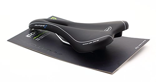 Mountain Bike Seat : Contec MTB Saddle Anatomic 2 - Sport Zone Cut - Unisex - Black