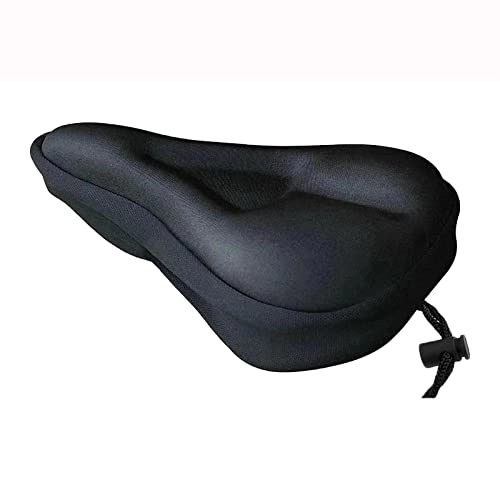 Mountain Bike Seat : COUYY 3D Soft Bicycle Seat Breathable Bicycle Saddle Seat Cover Comfortable Foam Seat Mountain Cycling Pad Cushion Bike Equipment