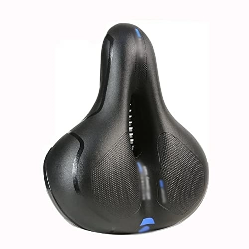 Mountain Bike Seat : COUYY Bicycle Seat Big Butt Saddle Bicycle Saddle Mountain Bike Seat Bicycle Accessories Shock Absorber Wide Comfortable Accessories, Blue