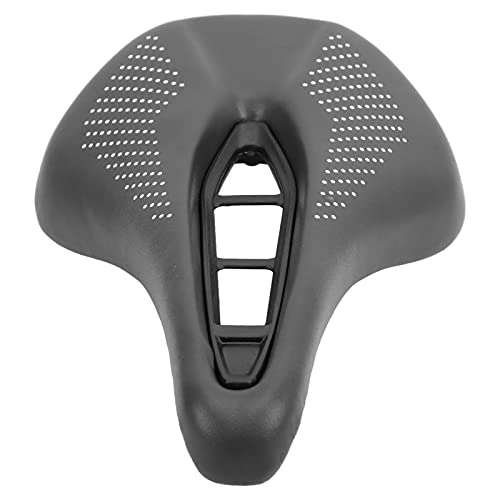 Mountain Bike Seat : CUTULAMO Bike Cover Waterproof, Wide Tail Wing Design Bicycle Saddle for Mountain Bike(Black and white dots)