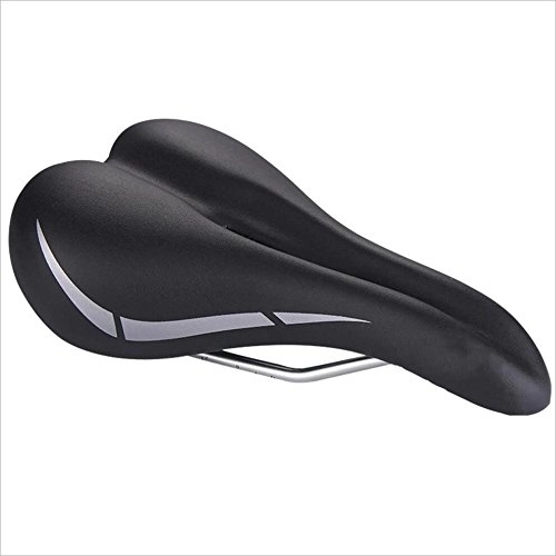 Mountain Bike Seat : Cxraiy-SP Bicycle Seat Unisex Mountain Bike Saddle Breathable Shock Absorbing Comfort Silicone Rubber Cushion Bicycle