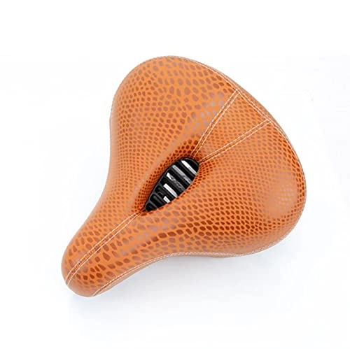 Mountain Bike Seat : Cycling bicycle seat cushion shock absorption mountain bike seat cushion enlarged and widened, hollow, breathable, waterproof, long-distance riding, universal ergonomic bicycle seat, suitable for MTB