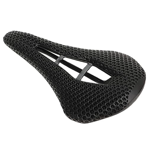 Mountain Bike Seat : Cycling Saddle, Breathable Round Arch Ultralight Bike Saddle Good Carbon Fiber Support for Mountain Bike