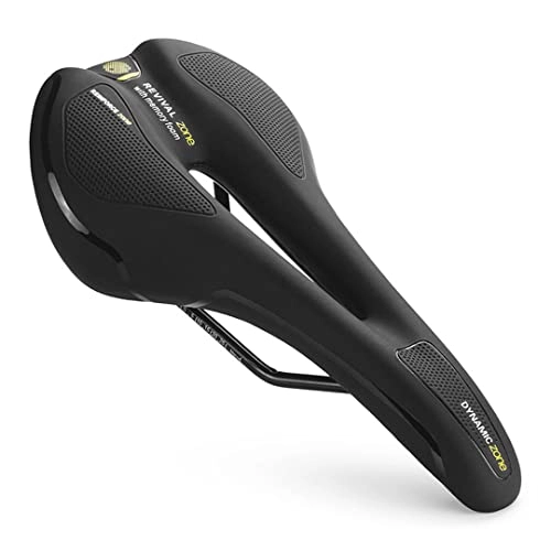 Mountain Bike Seat : Cycling Saddle Hollow Middle Hole Breathable Waterproof Comfortable Seat Outdoor Sports Road Mountain Bike Cushion Black