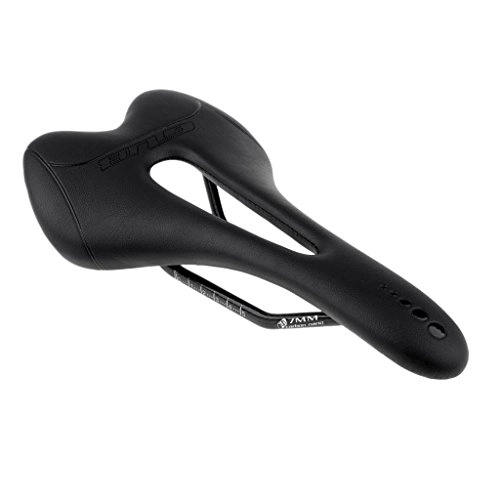 Mountain Bike Seat : D DOLITY Lightweight Mountain Bike Road Bicycle Saddle - Carbon Fiber - Breathable