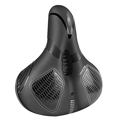 Mountain Bike Seat : D&M Bicycle Saddle, Hollow Ergonomic Bike seat, Widen the Travel saddle, Waterproof, Breathable and Shock absorbing, Men and Women, Mountain / City / Road Bicycle saddle