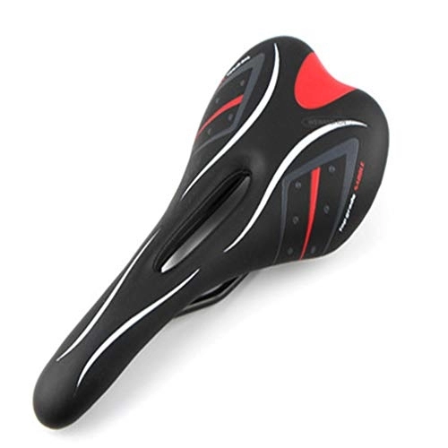Mountain Bike Seat : Dagea Most Comfortable Bike Seat Exercise Bicycle Saddle, Soft Foam Padded, Universal Fit for Road, Spin, Stationary, Mountain, Cruiser Bikes, Gift for Men Women Senior, Black