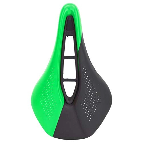 Mountain Bike Seat : DAUERHAFT Cycling Replacement Accessory Bike Seat Comfortable Quality Hollow, Suitable for Mountain Bikes(dark green)