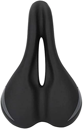 Mountain Bike Seat : DHF Mountain Bike Saddle with Foam Padding and Center Cutout to Relieve Pressure, Bike Seat with Excellent Shockproof and Maximum Firmness, Suitable for All Kinds of Bike