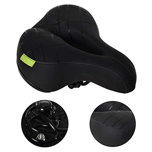 Mountain Bike Seat : DNGF Bike Saddle Bicycle Seat, Bike Seat with Shockproof Spring and Punching Foam System Ergonomic, Cycling MTB Saddle Cushion Pad for Suitable for all types of vehicles